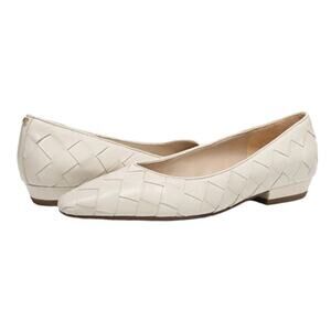 Sam Edelman Joy Flat Modern Ivory Size 9 New Without Box $170 MSRP